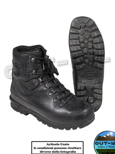 Scarpa scarpone pelle nero - scarpa,