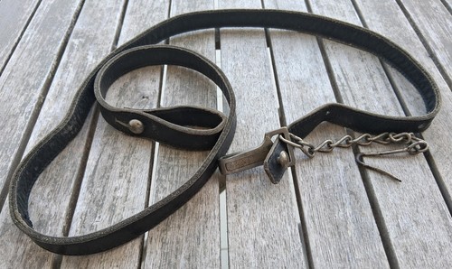 Cinghia cuoio nero - s, a