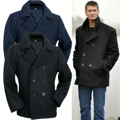 Mil tec navy pea coat - mil-tec,