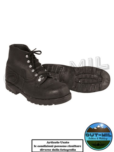 Scarpa scarpone nero - scarpone,